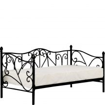 SUMATRA 90 czarny Halmar Łóżko metalowe Podstawowe