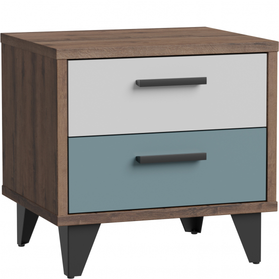 Szafka nocna 50 cm z szufladami RVXK021-N41 RAVEN Podstawowe