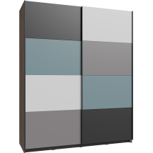 Szafa ubraniowa przesuwna 170 cm RVXS824E1-N41 RAVEN Podstawowe