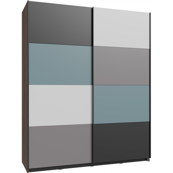 Szafa ubraniowa przesuwna 170 cm RVXS824E1-N41 RAVEN Podstawowe