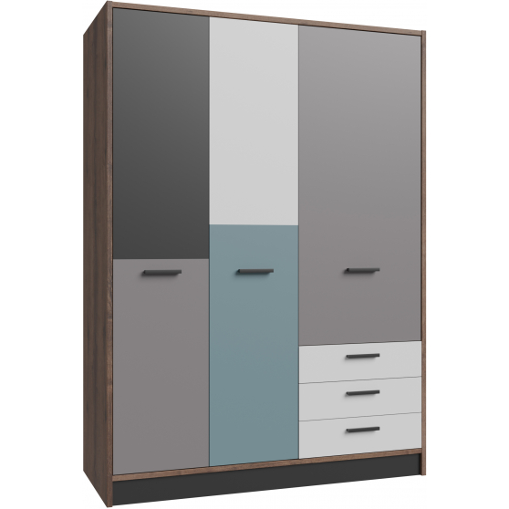 Szafa ubraniowa młodzieżowa RVXS836-N41 RAVEN Podstawowe