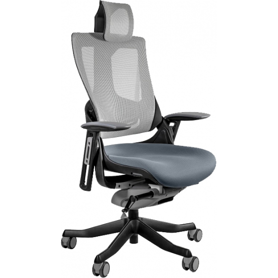 Fotel obrotowy ergonomiczny WAU 2 TKANINA / SIATKA Podstawowe (2)