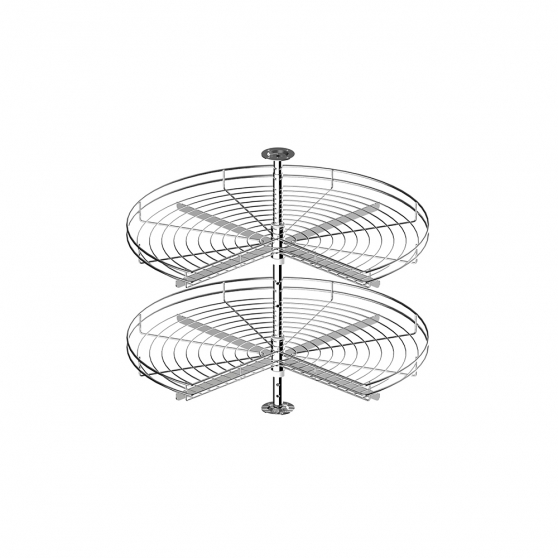 Półka obrotowa 3/4 do szafki DNPP 9 Podstawowe
