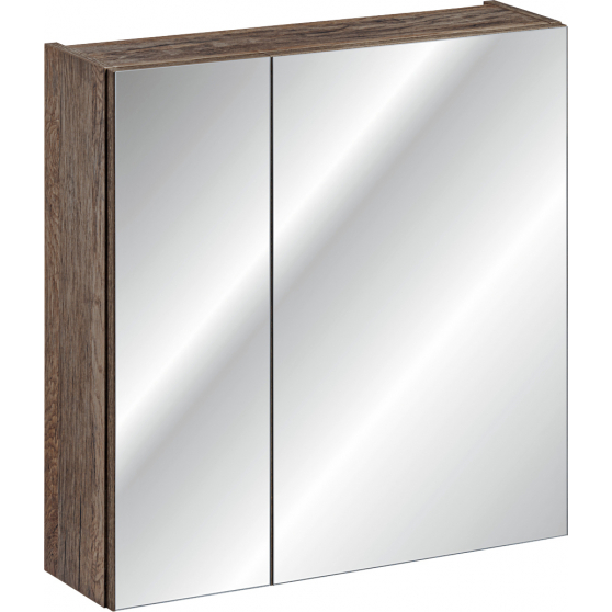 Szafka łazienkowa wisząca z lustrem 84-60-A-2D SANTA FE OAK Podstawowe