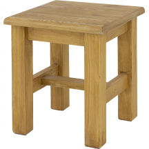 Taboret drewniany sosnowy KT710 RUSTIKAL Podstawowe