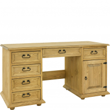 Biurko drewniane sosnowe BR702 RUSTIKAL Podstawowe