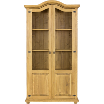 Witryna drewniana sosnowa KW703 RUSTIKAL Podstawowe