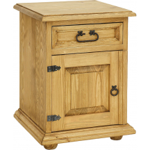 Szafka nocna drewniana sosnowa Lewa SN701 RUSTIKAL Podstawowe