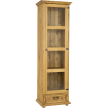 Witryna drewniana sosnowa Prawa KW701 RUSTIKAL Podstawowe