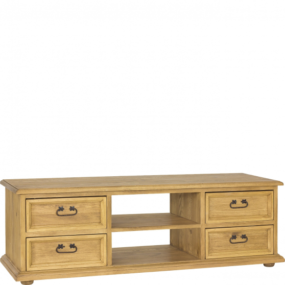 Szafka RTV drewniana sosnowa RV702 RUSTIKAL Podstawowe