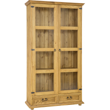 Witryna drewniana sosnowa KW704 RUSTIKAL Podstawowe