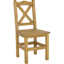 Krzesło drewniane sosnowe KT700 RUSTIKAL Podstawowe