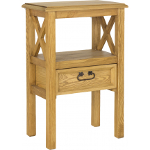 Szafka nocna drewniana sosnowa SN703 RUSTIKAL Podstawowe (1)