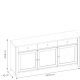 Komoda 3D3S VNNK06 CESTINO Szkic