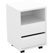 Kontenerek biurowy 2 szuflady 2497LZ00 TYP-00 AGAPI Biały Mat Podstawowe