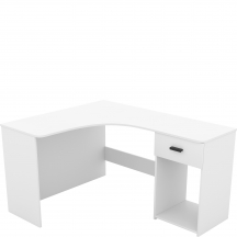 Biurko narożne CORNER z szufladą Biały Mat 2497LU03 TYP-03 Podstawowe