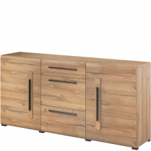 Komoda 2 drzwi 3 szuflady Dąb Grandson 24KZFJ26 TYP-26 TULSA Podstawowe