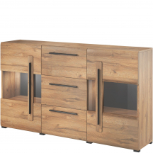 Kredens z witryną Dąb Grandson 24KZFJ28 TYP-28 TULSA Podstawowe