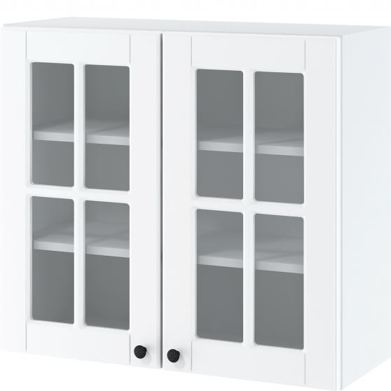 Szafka górna wisząca z witryną 2 drzwi WW 8/72 LORA Podstawowe (1)