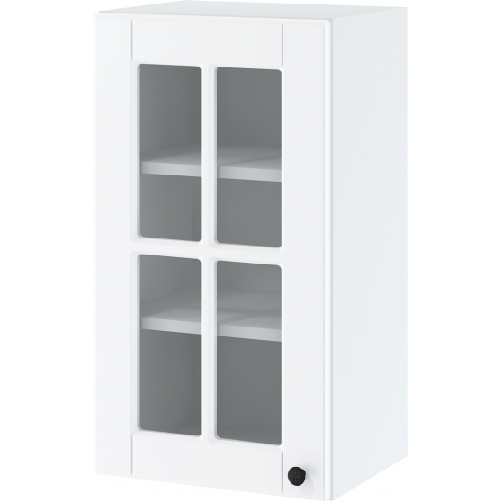 Szafka górna wisząca z witryną 1 drzwi WW 4/72 LORA Podstawowe (1)