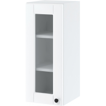 Szafka górna wisząca z witryną 1 drzwi WW 3/72 LORA Podstawowe (1)