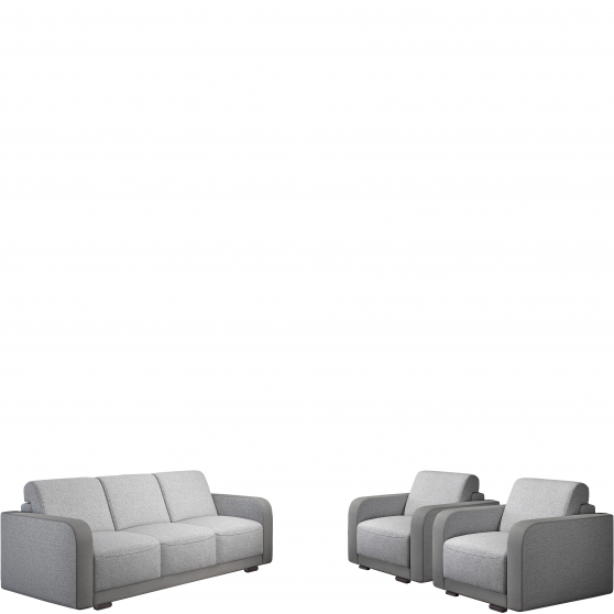 Zestaw wypoczynkowy kanapa + 2 fotele REBECA 3F+1+1 Podstawowe