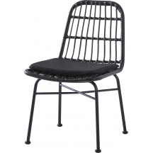 Krzesło metalowe K-401 Czarne Podstawowe