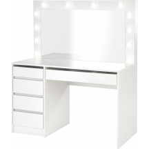 HOLLYWOOD XL Halmar Toaletka z lustrem i oświetleniem Podstawowe