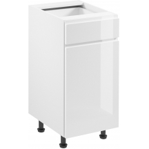 Szafka dolna stojąca 1 drzwi 1 szuflada D40S1 Prawa ASPEN Podstawowe (1)