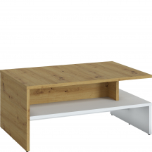 Ława MWTT02 Dąb Artisan / Biały Alpejski Podstawowe