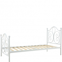 PANAMA 90 biały Halmar Łóżko metalowe Podstawowe