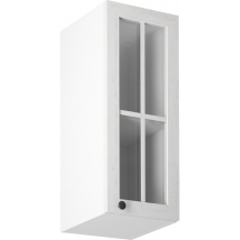 Szafka górna wisząca z witryną 1 drzwi G30S Prawa PROWANSJA Podstawowe