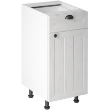 Szafka dolna stojąca 1 drzwi 1 szuflada D40S1 Prawa PROWANSJA Podstawowe