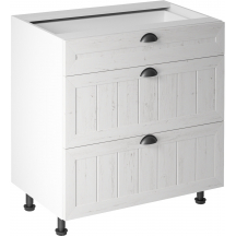 Szafka dolna stojąca 3 szuflady D80S3 PROWANSJA Podstawowe