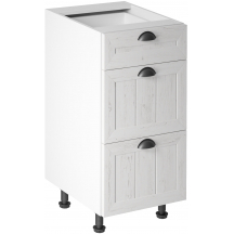 Szafka dolna stojąca 3 szuflady D40S3 PROWANSJA Podstawowe