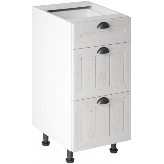 Szafka dolna stojąca 3 szuflady D40S3 PROWANSJA Podstawowe