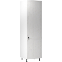 Szafka dolna wysoki słupek pod zabudowę lodówki 2 drzwi D60ZL Prawa PROWANSJA Podstawowe