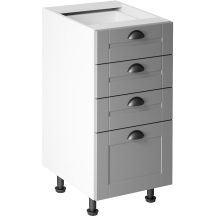 Szafka dolna stojąca 4 szuflady D40S4 LINEA Podstawowe