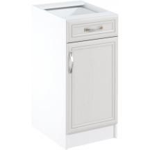 Szafka dolna stojąca 1 drzwi 1 szuflada D40S1 Prawa SYCYLIA WHITE Podstawowe