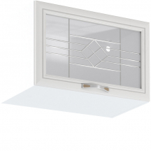 Szafka górna wisząca 1 drzwi G60KSN SYCYLIA WHITE Podstawowe