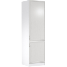 Szafka dolna wysoki słupek pod zabudowę lodówki 2 drzwi D60ZL Prawa SYCYLIA WHITE Podstawowe