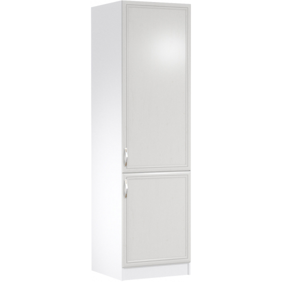 Szafka dolna wysoki słupek pod zabudowę lodówki 2 drzwi D60ZL Prawa SYCYLIA WHITE Podstawowe