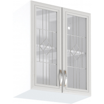 Szafka górna wisząca z witryną 2 drzwi G60S SYCYLIA WHITE Podstawowe