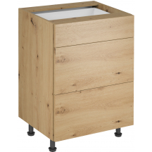 Szafka dolna stojąca 3 szuflady D60S3 LANGEN Podstawowe (1)