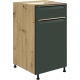 Szafka dolna stojąca 1 szuflada 1 drzwi 40 cm GLA-2D GLAMOUR GREEN Podstawowe