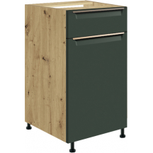 Szafka dolna stojąca 1 szuflada 1 drzwi 40 cm GLA-2D GLAMOUR GREEN Podstawowe