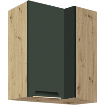 Szafka górna wisząca narożna 1 drzwi Lewa GLA-44G GLAMOUR GREEN Podstawowe