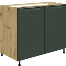 Szafka pod zlewozmywak 2 drzwi 90 cm GLA-13D GLAMOUR GREEN Podstawowe