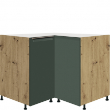 Szafka dolna stojąca narożna 1 drzwi GLA-16D GLAMOUR GREEN Podstawowe