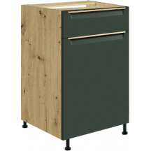 Szafka dolna stojąca 1 szuflada 1 drzwi 45 cm GLA-3D GLAMOUR GREEN Podstawowe